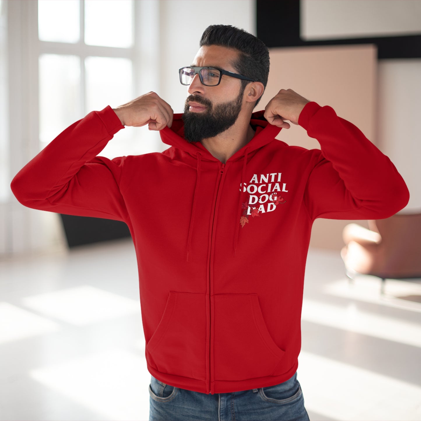 ANTISOCIAL „Autum“ Zipper Hoodie