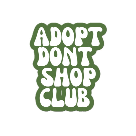 Adopt dont shop club Sticker