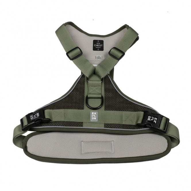 EXPLOR Ultimate Fit No-Pull-Geschirr - Undercover Green