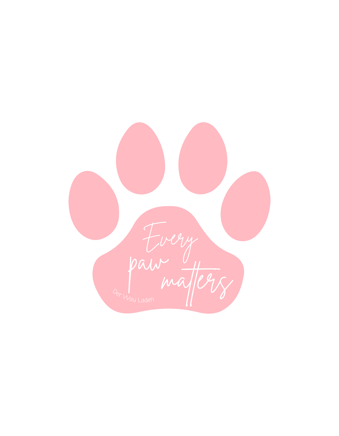 Every paw matters Sticker