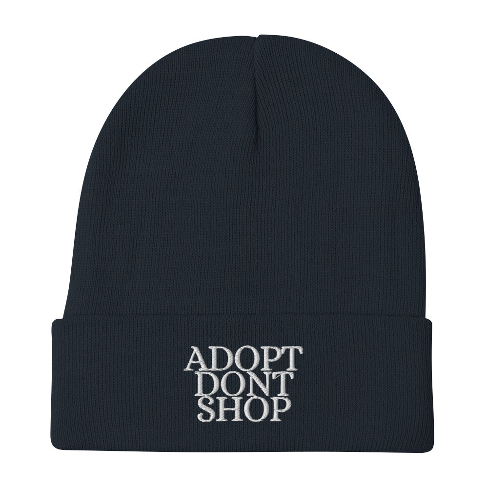 ADOPTDONTSHOP Bestickte Beanie