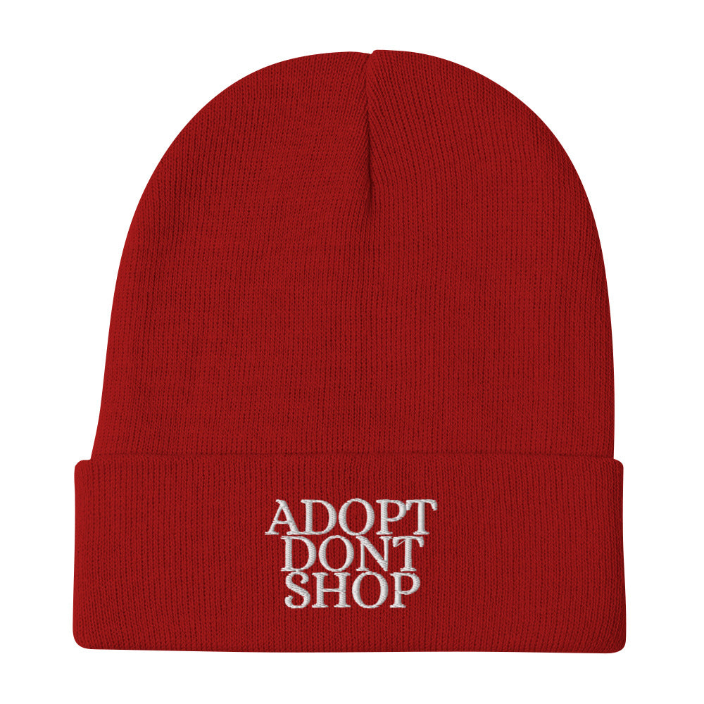 ADOPTDONTSHOP Bestickte Beanie