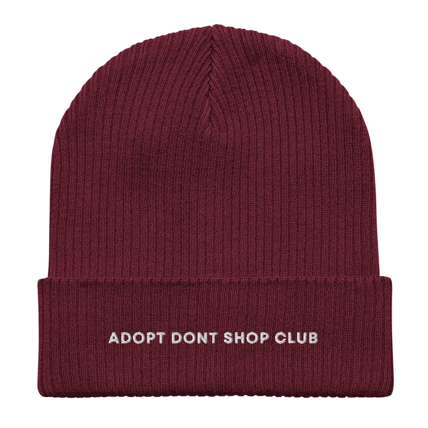 Adopt Dont Shop // Nachhaltige Beanie