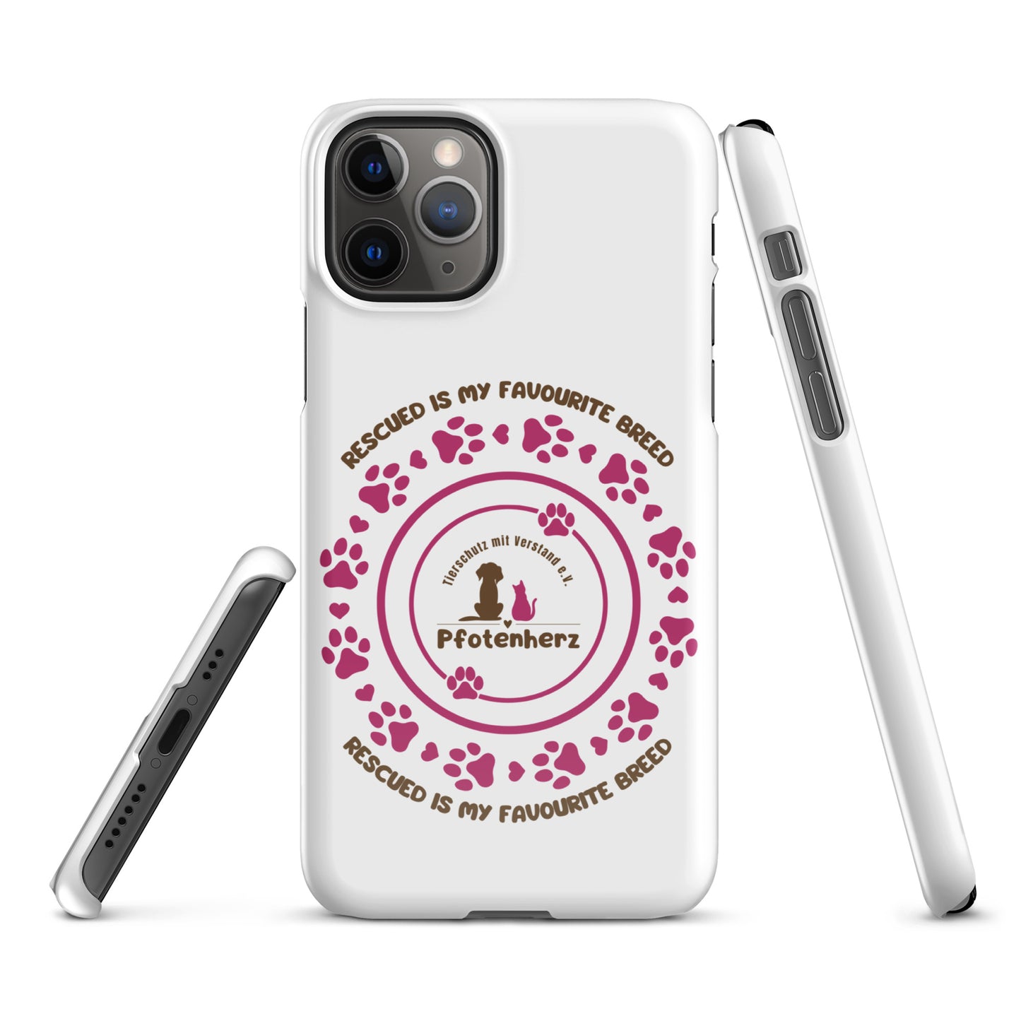 Pfotenherz Rescued is my favourite breed Snapcase iPhone®-Hülle