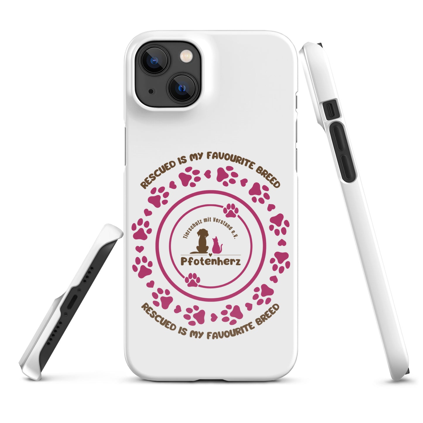 Pfotenherz Rescued is my favourite breed Snapcase iPhone®-Hülle