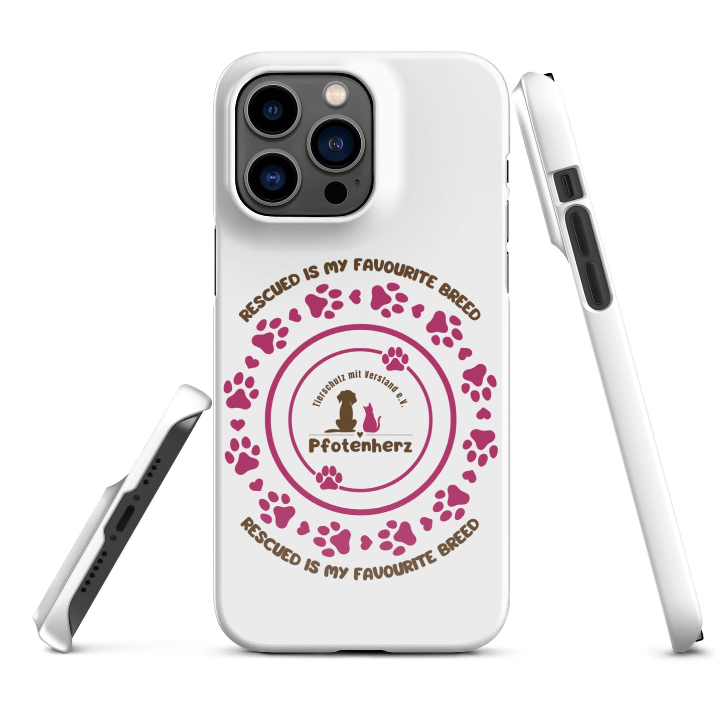 Pfotenherz Rescued is my favourite breed Snapcase iPhone®-Hülle