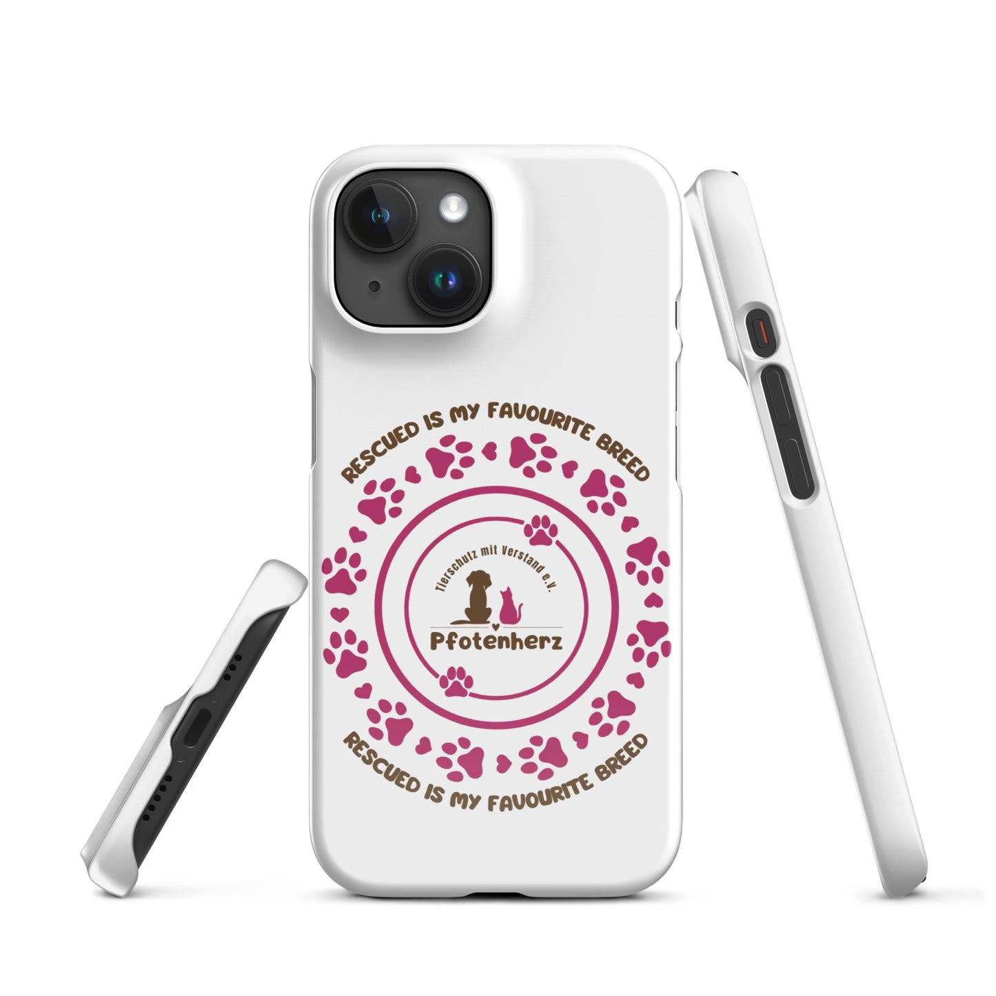 Pfotenherz Rescued is my favourite breed Snapcase iPhone®-Hülle