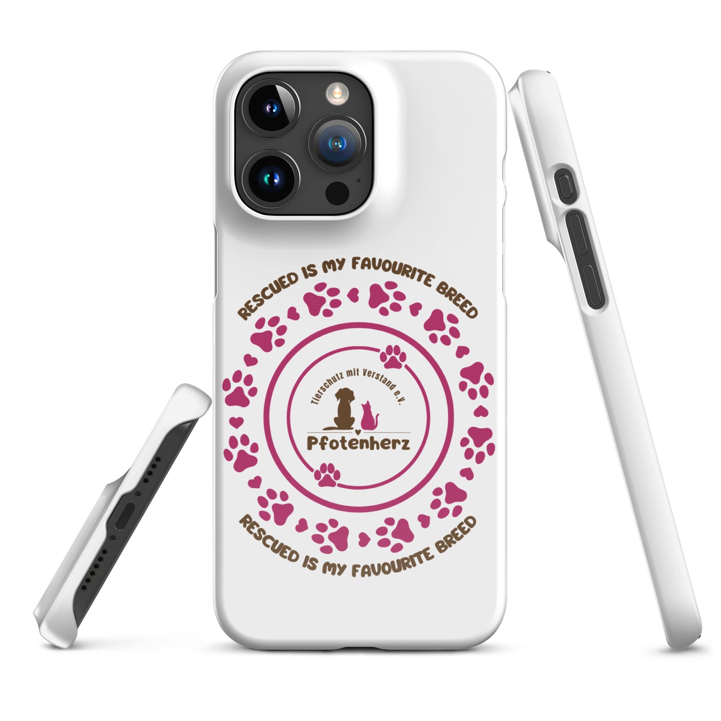 Pfotenherz Rescued is my favourite breed Snapcase iPhone®-Hülle