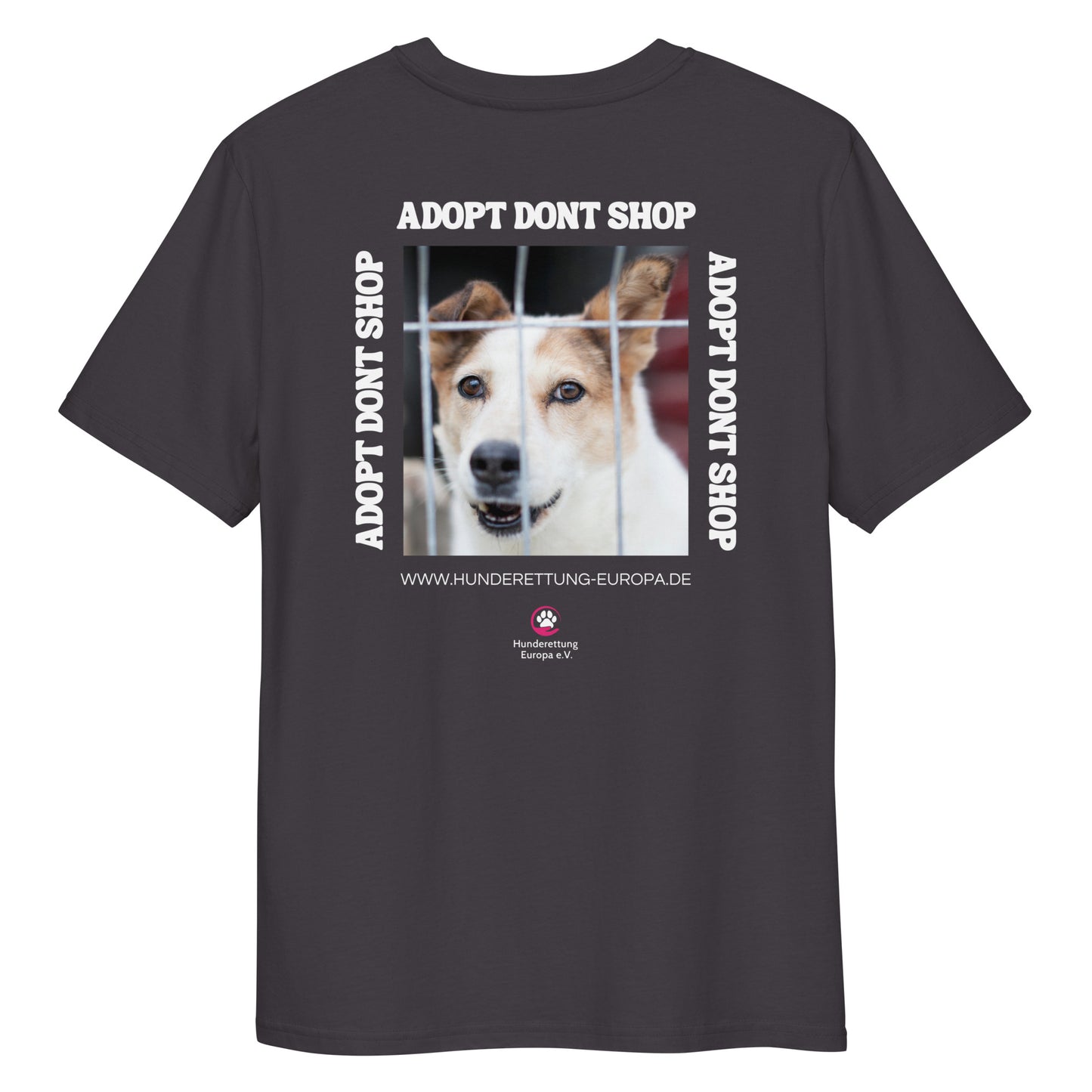 Dragu - Hunderettung Europa e.V. Bio-Baumwoll-T-Shirt