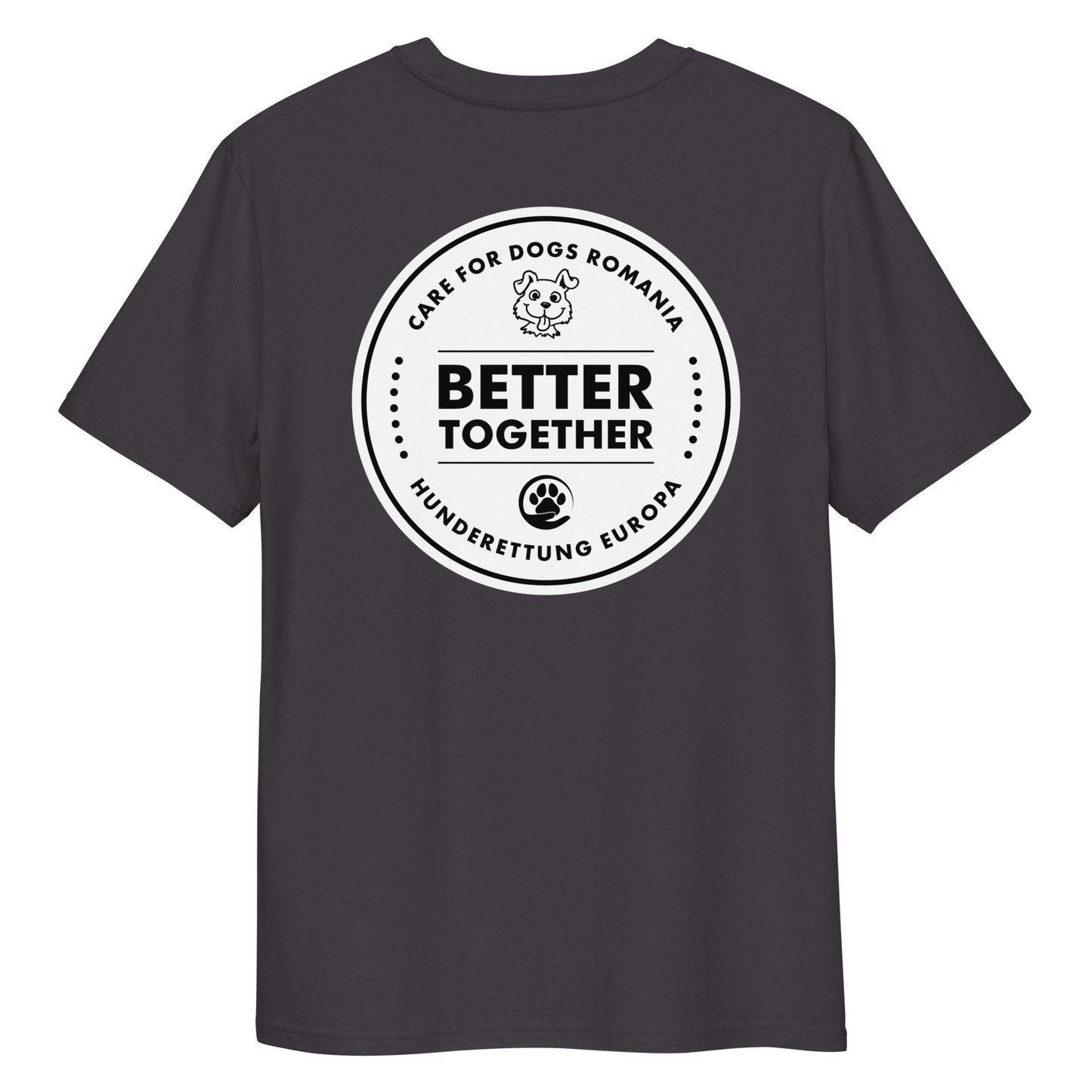 Better Together Hunderettung Europa e.V. & Care for Dogs Bio-Baumwoll-T-Shirt