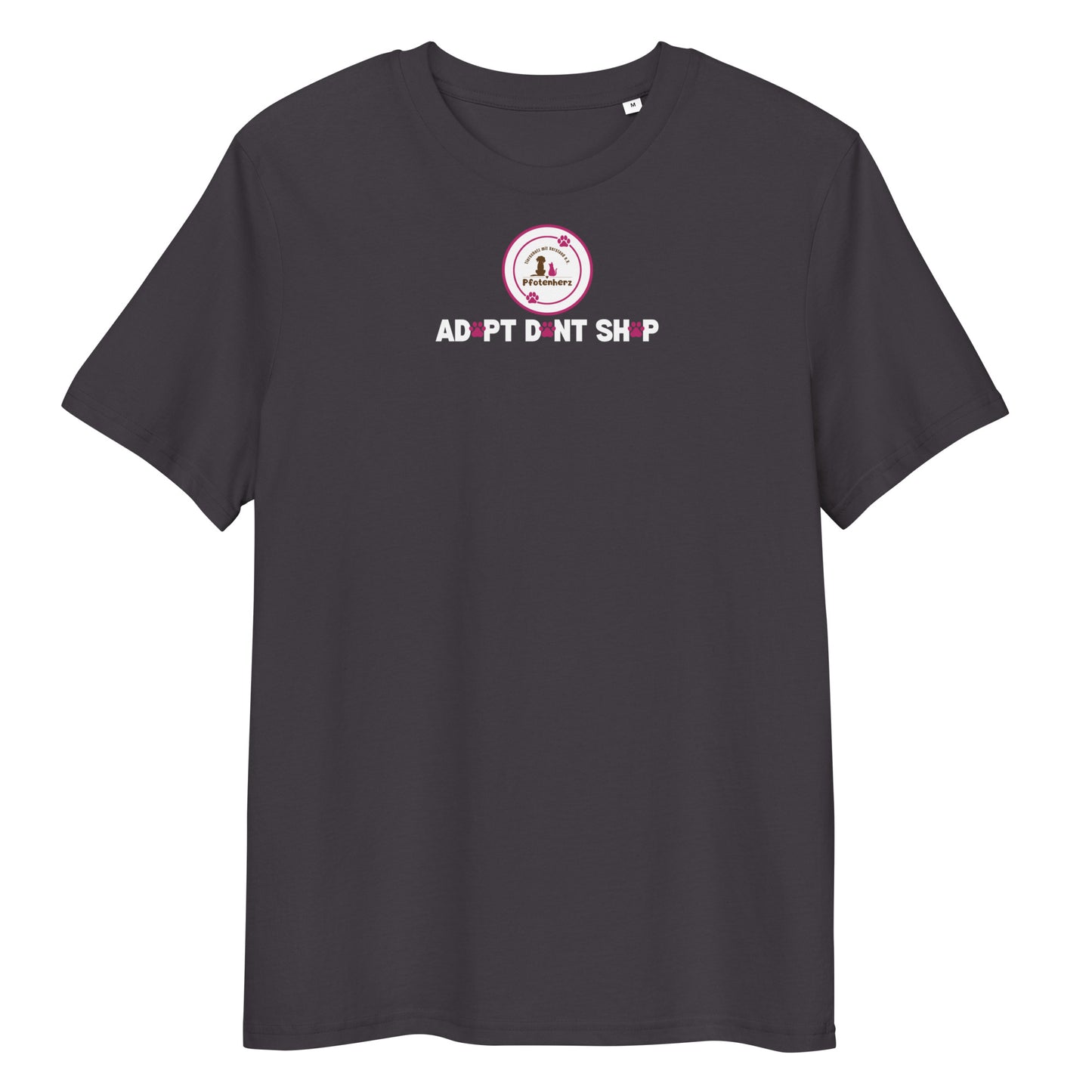 Pfotenherz You cant buy love Bio-Baumwoll-T-Shirt dunkel