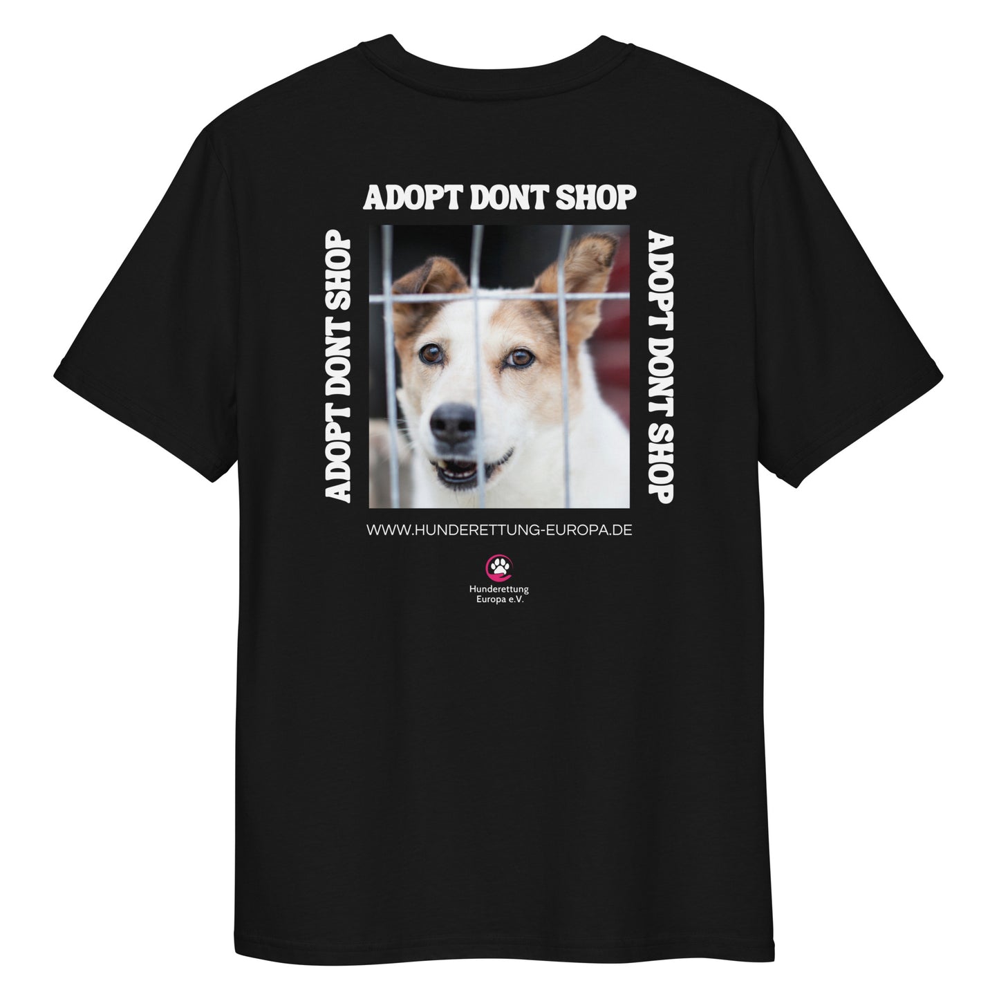 Dragu - Hunderettung Europa e.V. Bio-Baumwoll-T-Shirt