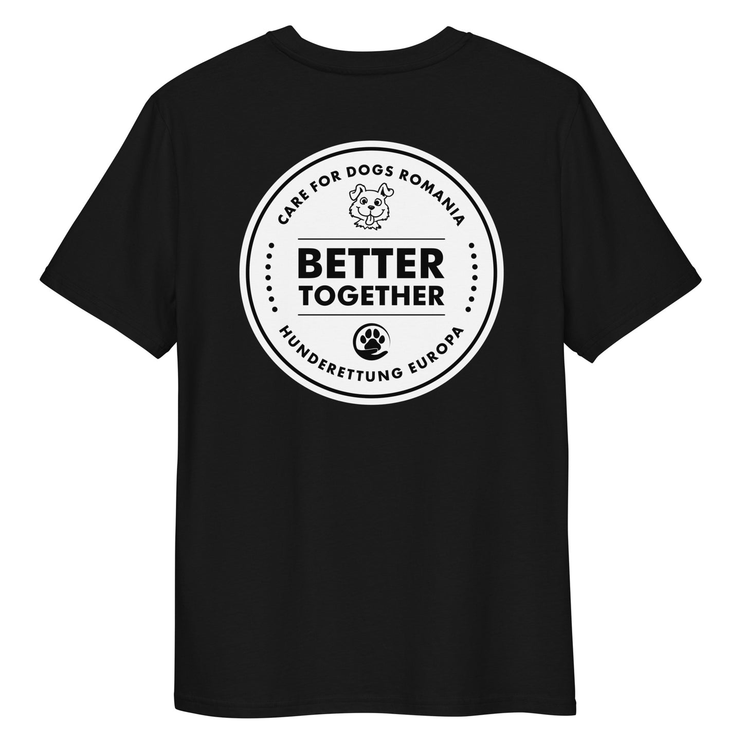 Better Together Hunderettung Europa e.V. & Care for Dogs Bio-Baumwoll-T-Shirt