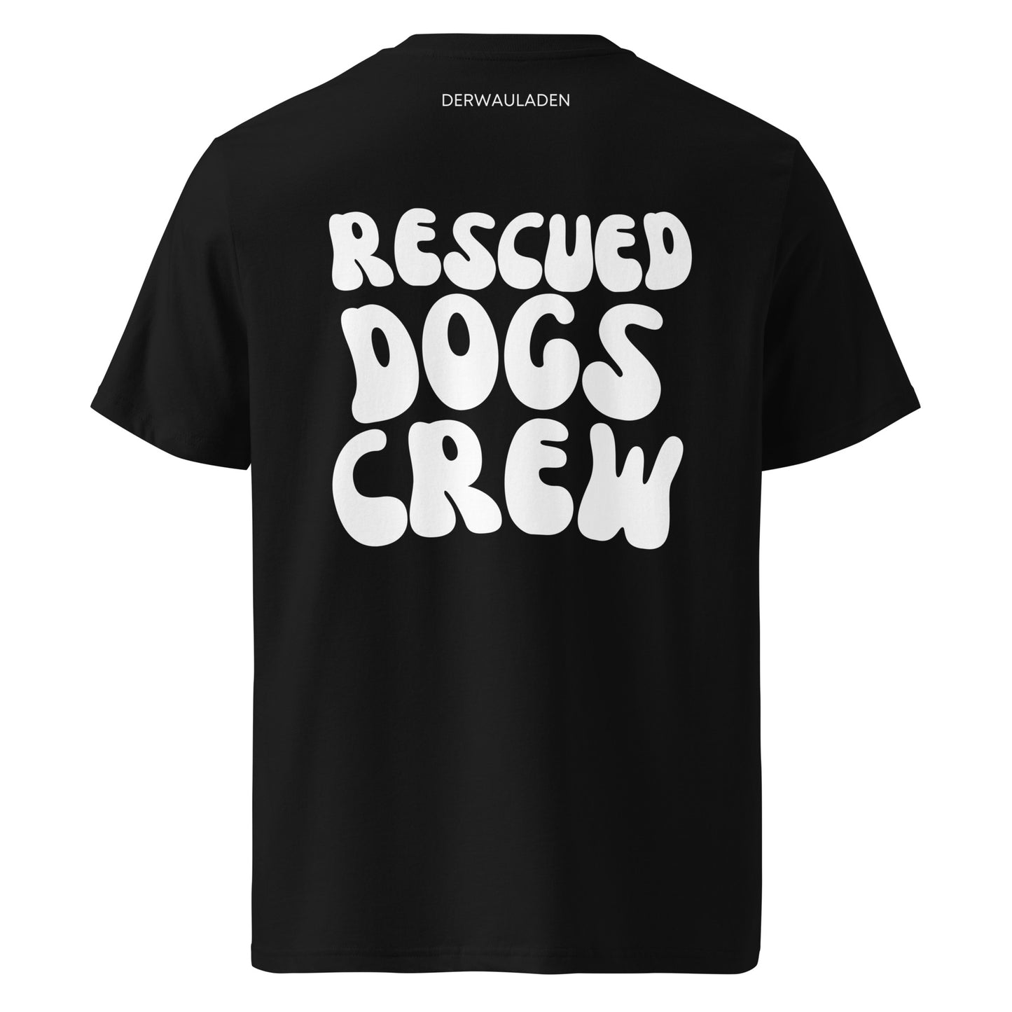 Rescued Dogs Crew // Unisex-Bio-Baumwoll-T-Shirt