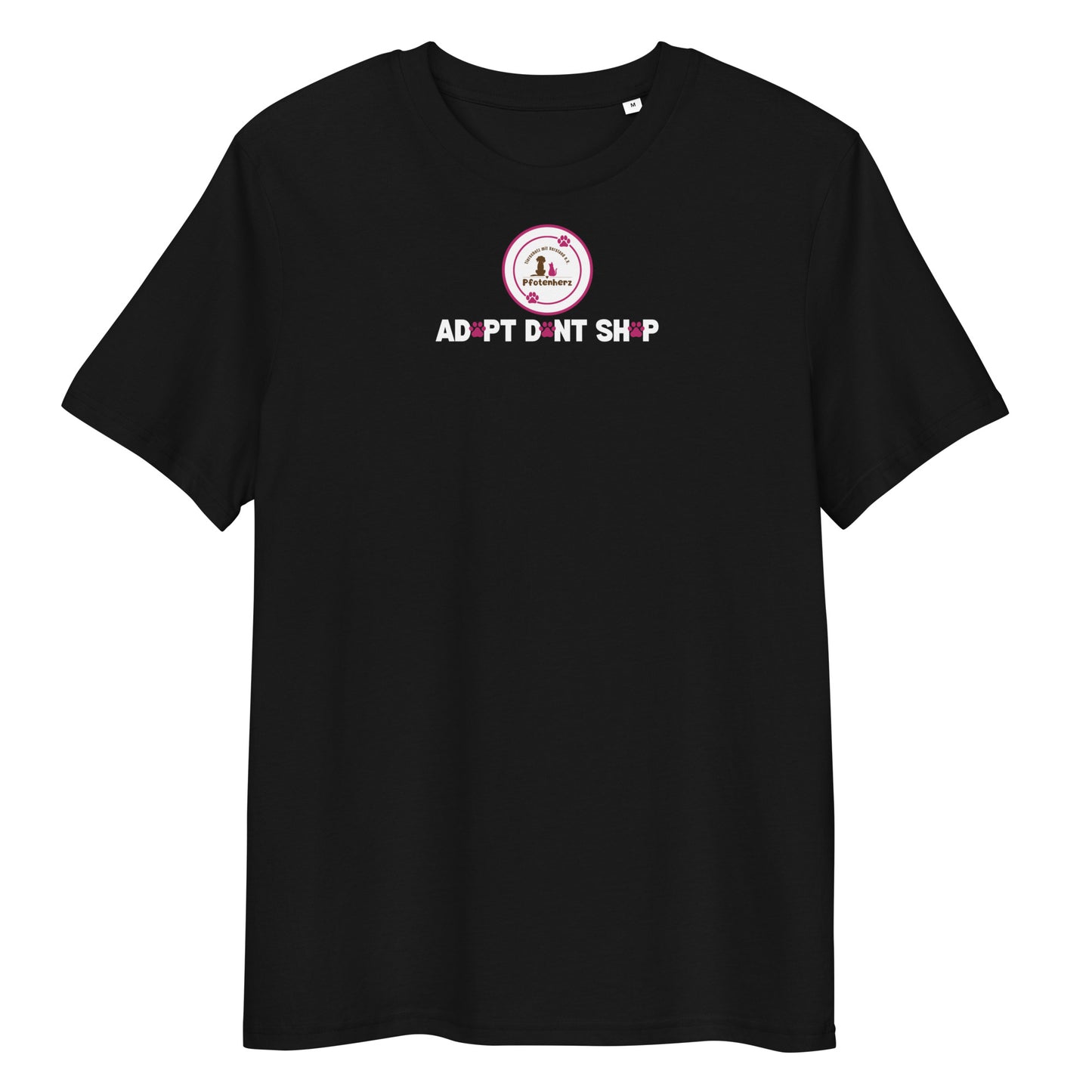 Pfotenherz You cant buy love Bio-Baumwoll-T-Shirt dunkel