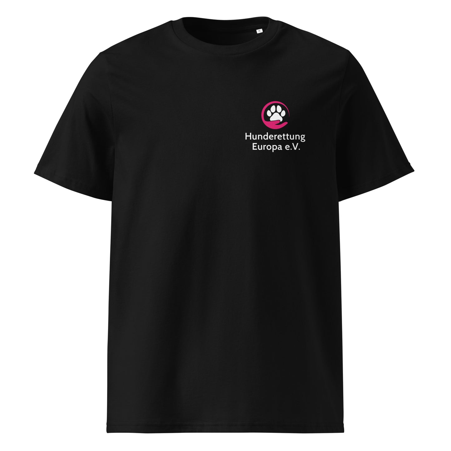 Rescue with Love Hunderettung Europa e.V. Unisex-Bio-Baumwoll-T-Shirt