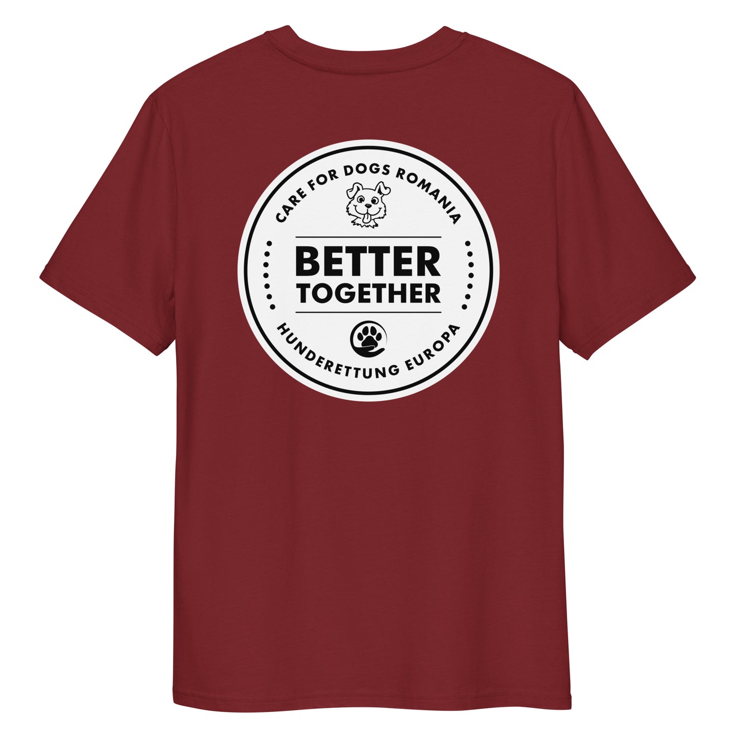 Better Together Hunderettung Europa e.V. & Care for Dogs Bio-Baumwoll-T-Shirt
