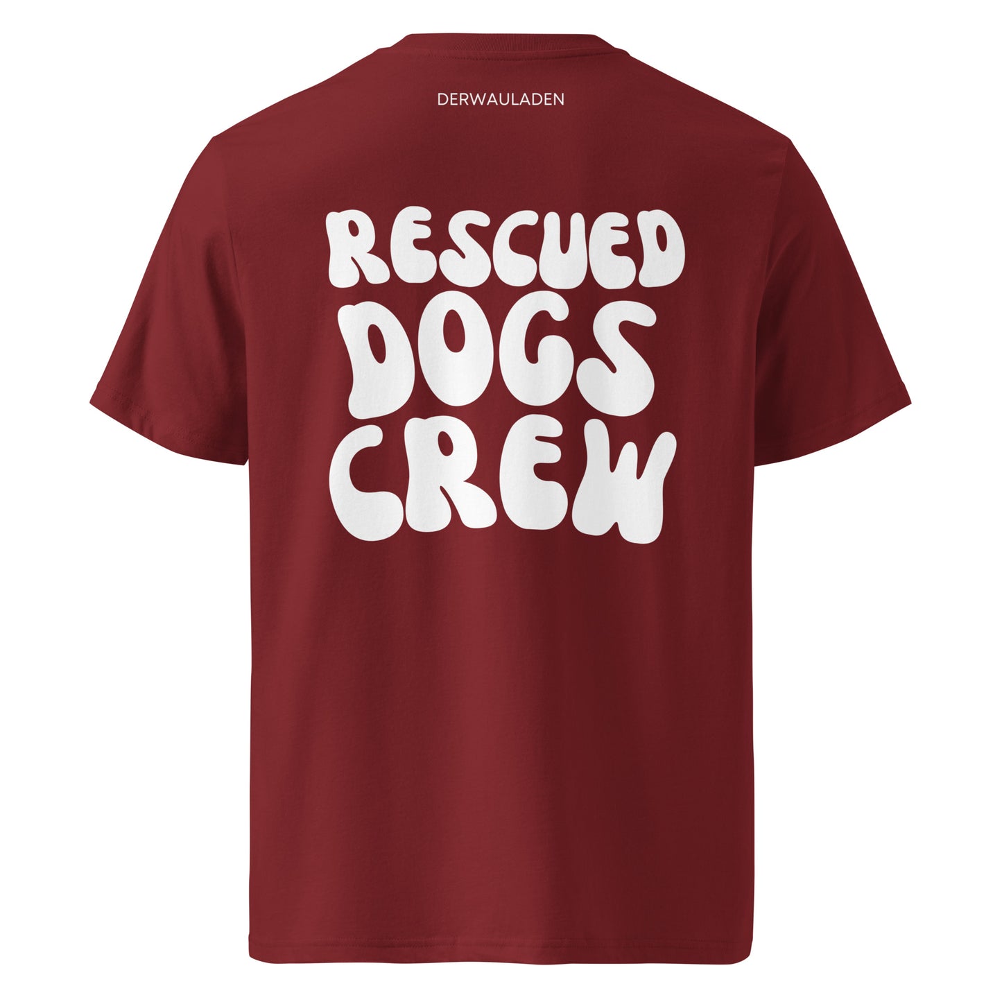 Rescued Dogs Crew // Unisex-Bio-Baumwoll-T-Shirt
