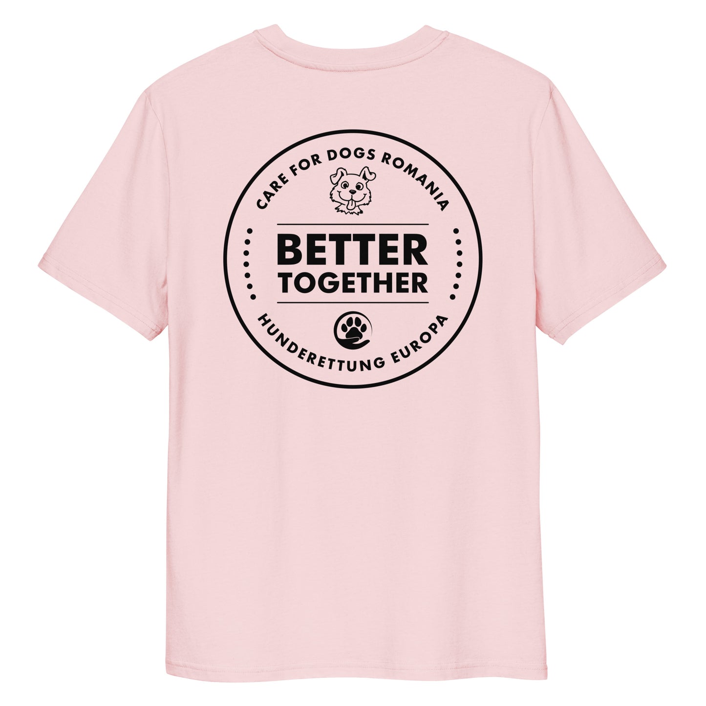 Better Together Hunderettung Europa e.V. & Care for Dogs Bio-Baumwoll-T-Shirt