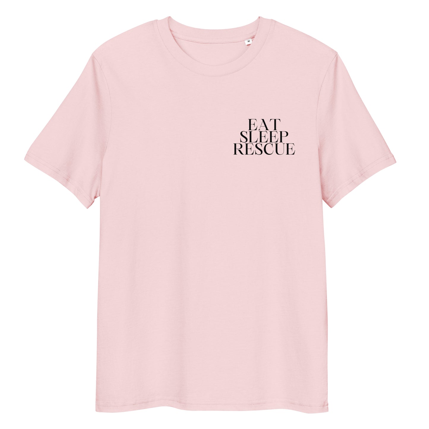 EATSLEEPRESCUE X Hunderettung Europa e.V. Bio-Baumwoll-T-Shirt