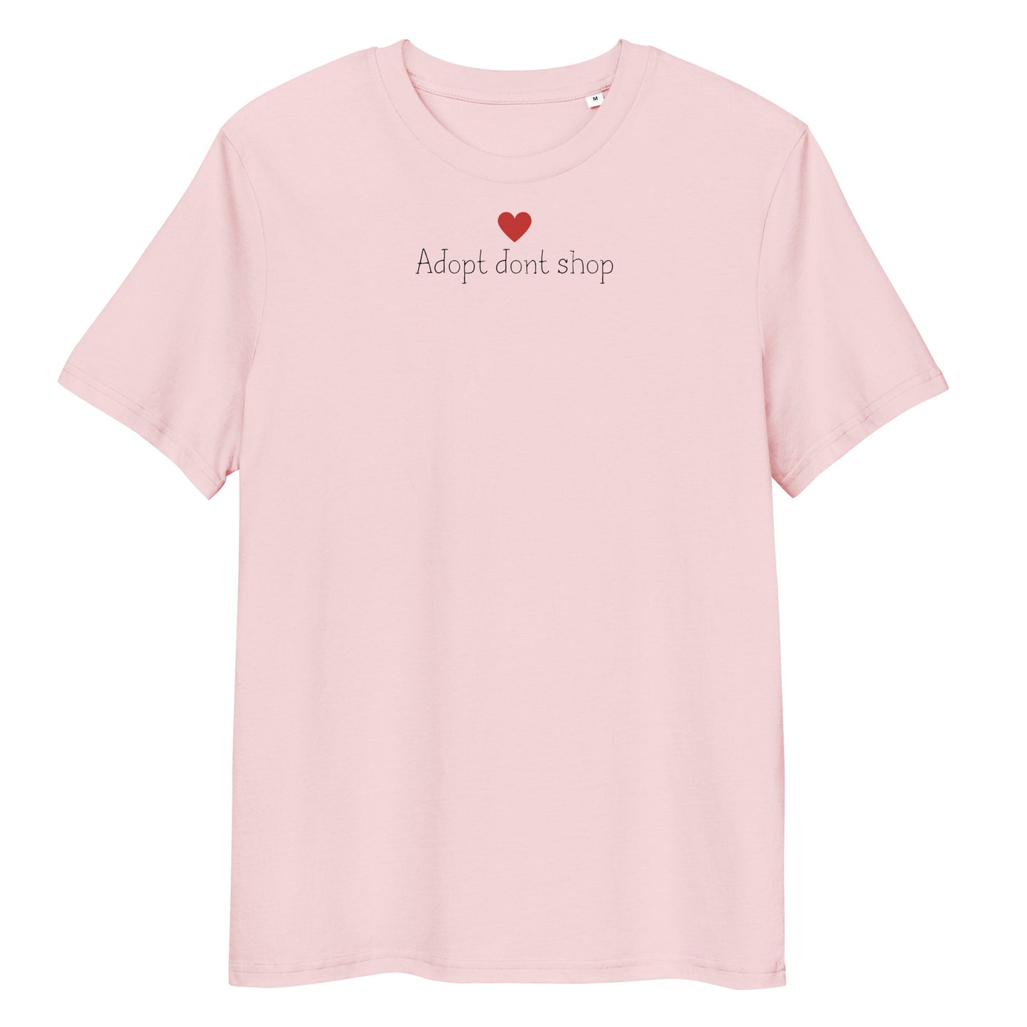 Rescued is my fav breed / Adopt dont shop Bio-Baumwoll-T-Shirt