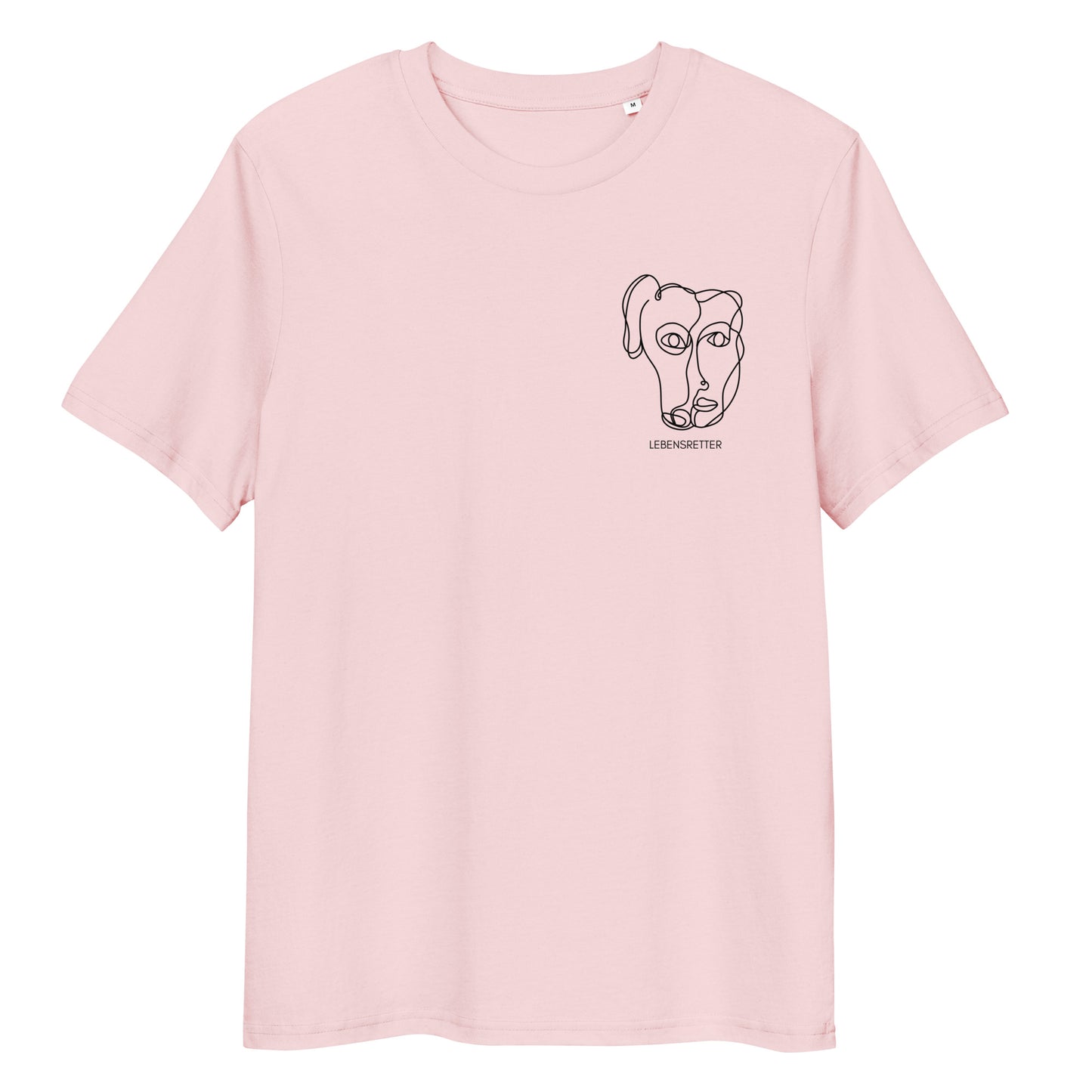 Lebensretter x Hunderettung Europa e.V. Bio-Baumwoll-T-Shirt