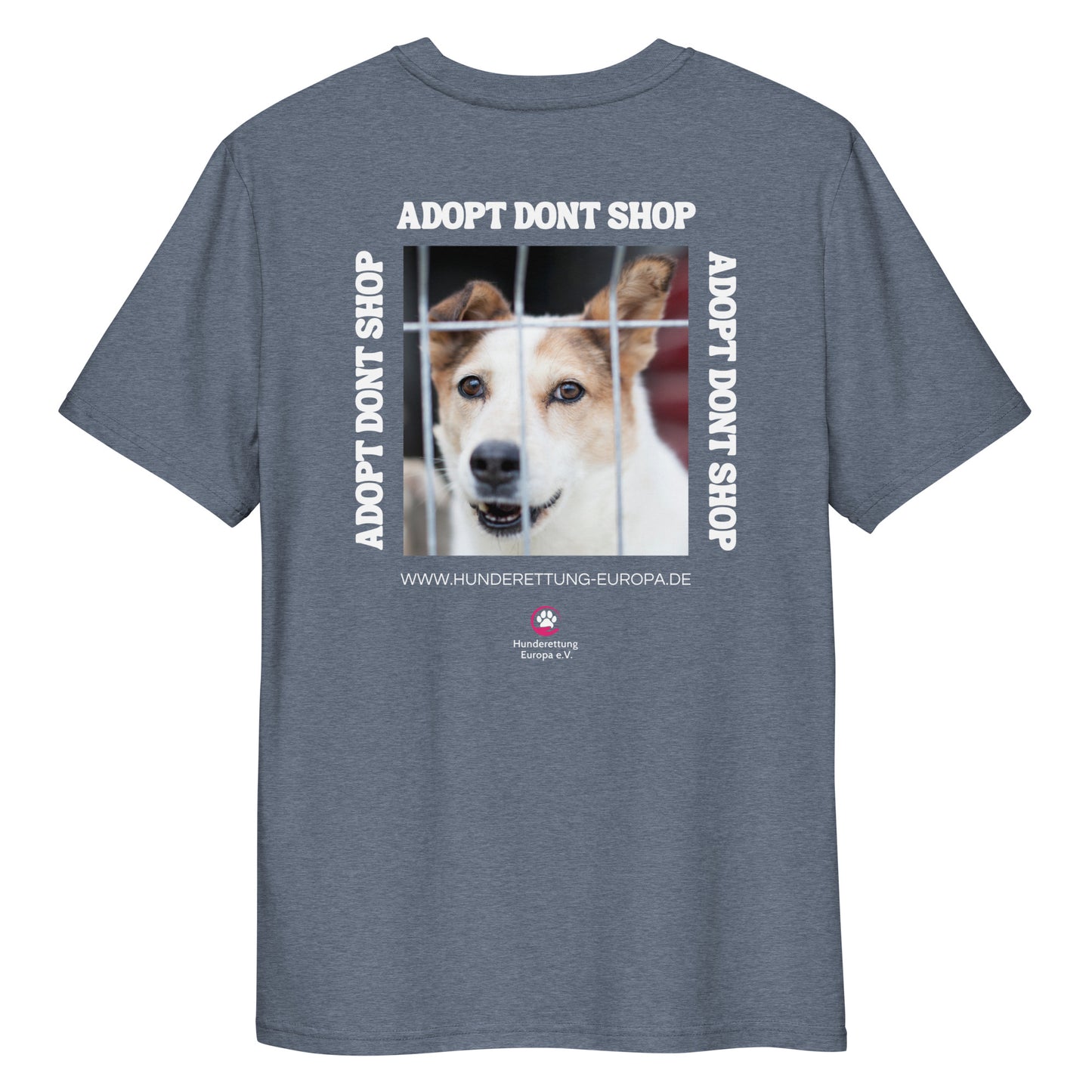 Dragu - Hunderettung Europa e.V. Bio-Baumwoll-T-Shirt