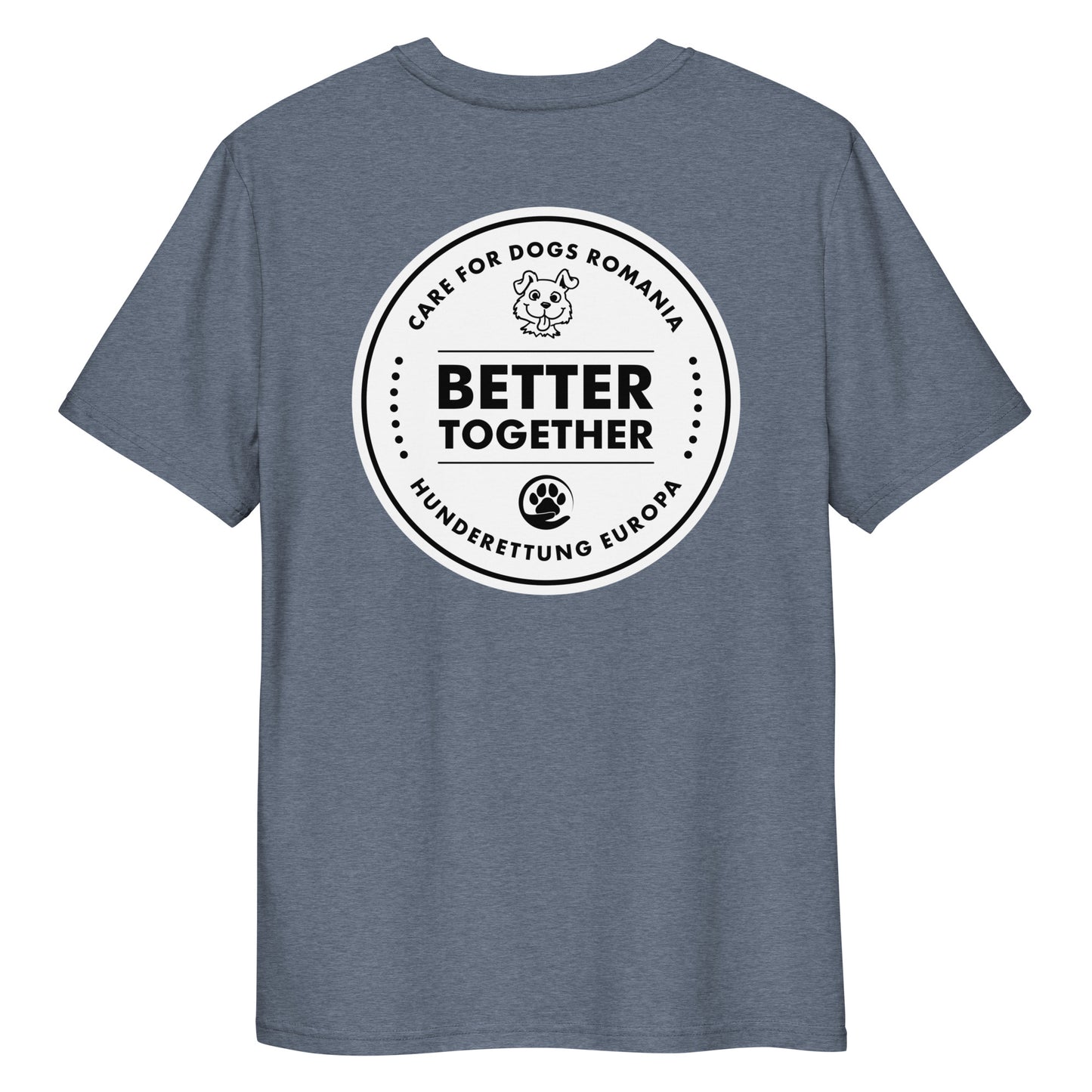Better Together Hunderettung Europa e.V. & Care for Dogs Bio-Baumwoll-T-Shirt