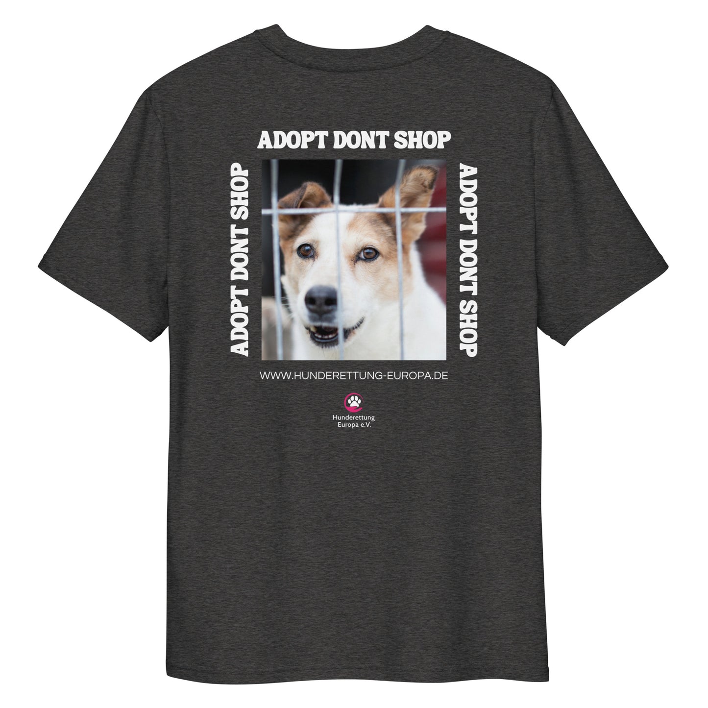 Dragu - Hunderettung Europa e.V. Bio-Baumwoll-T-Shirt