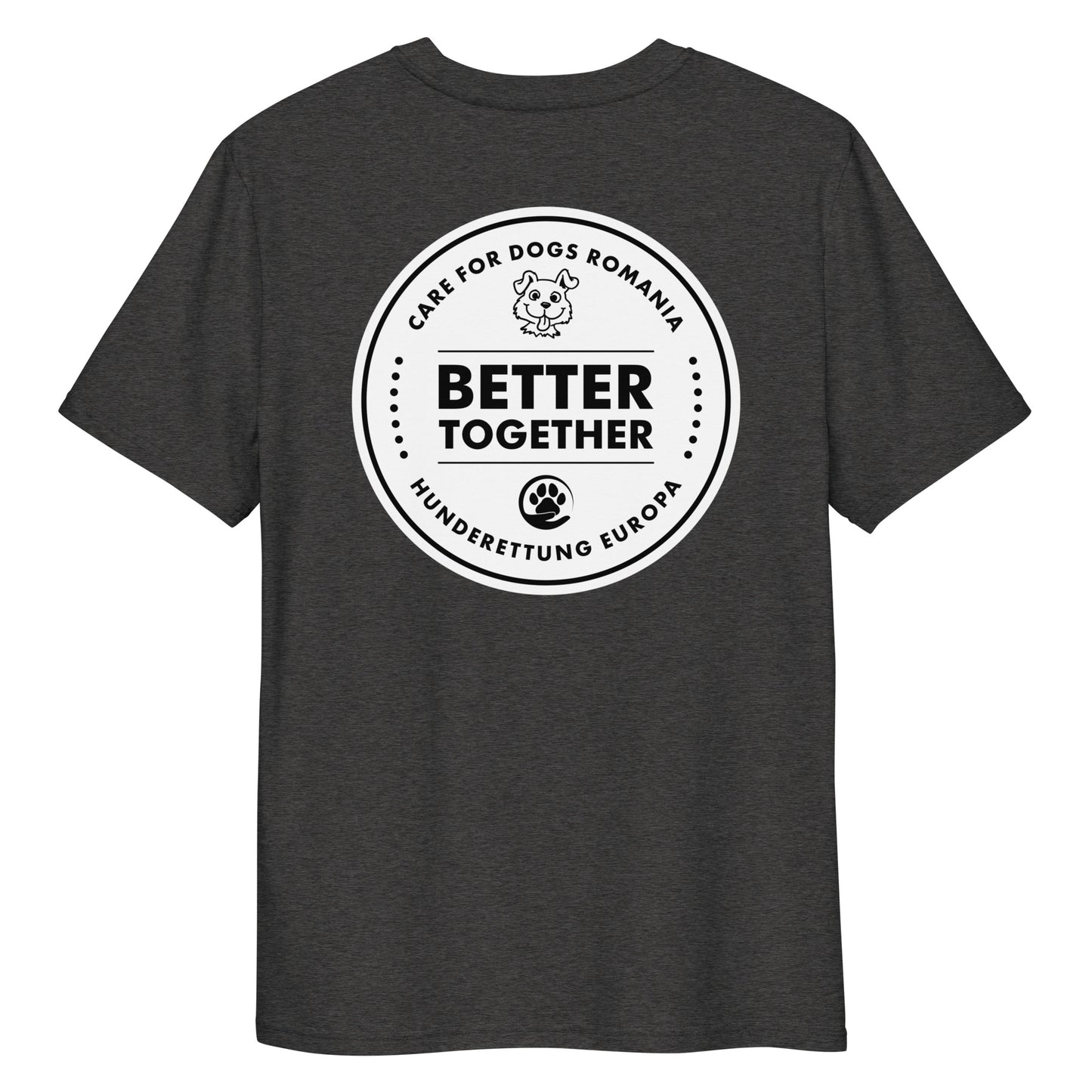 Better Together Hunderettung Europa e.V. & Care for Dogs Bio-Baumwoll-T-Shirt