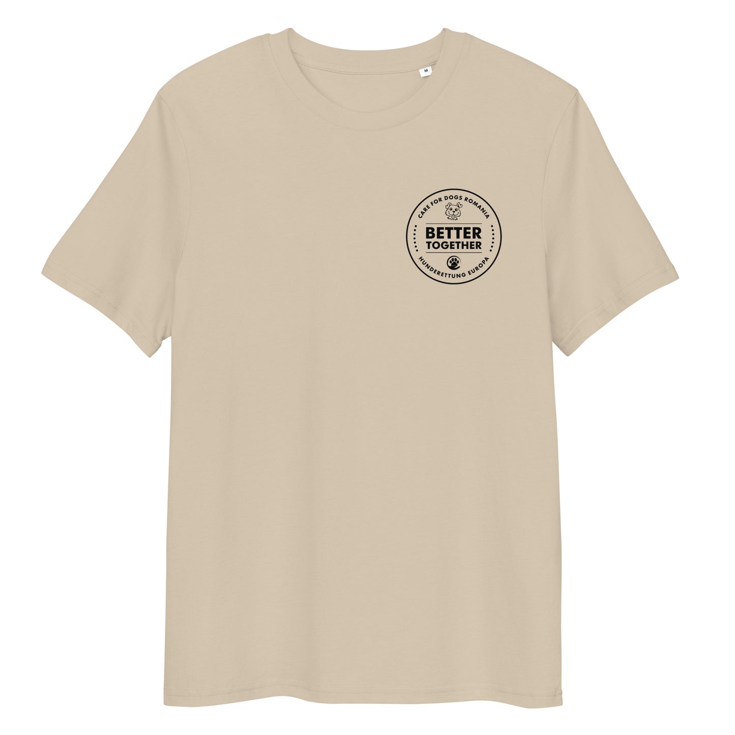 Better Together Hunderettung Europa e.V. & Care for Dogs Bio-Baumwoll-T-Shirt