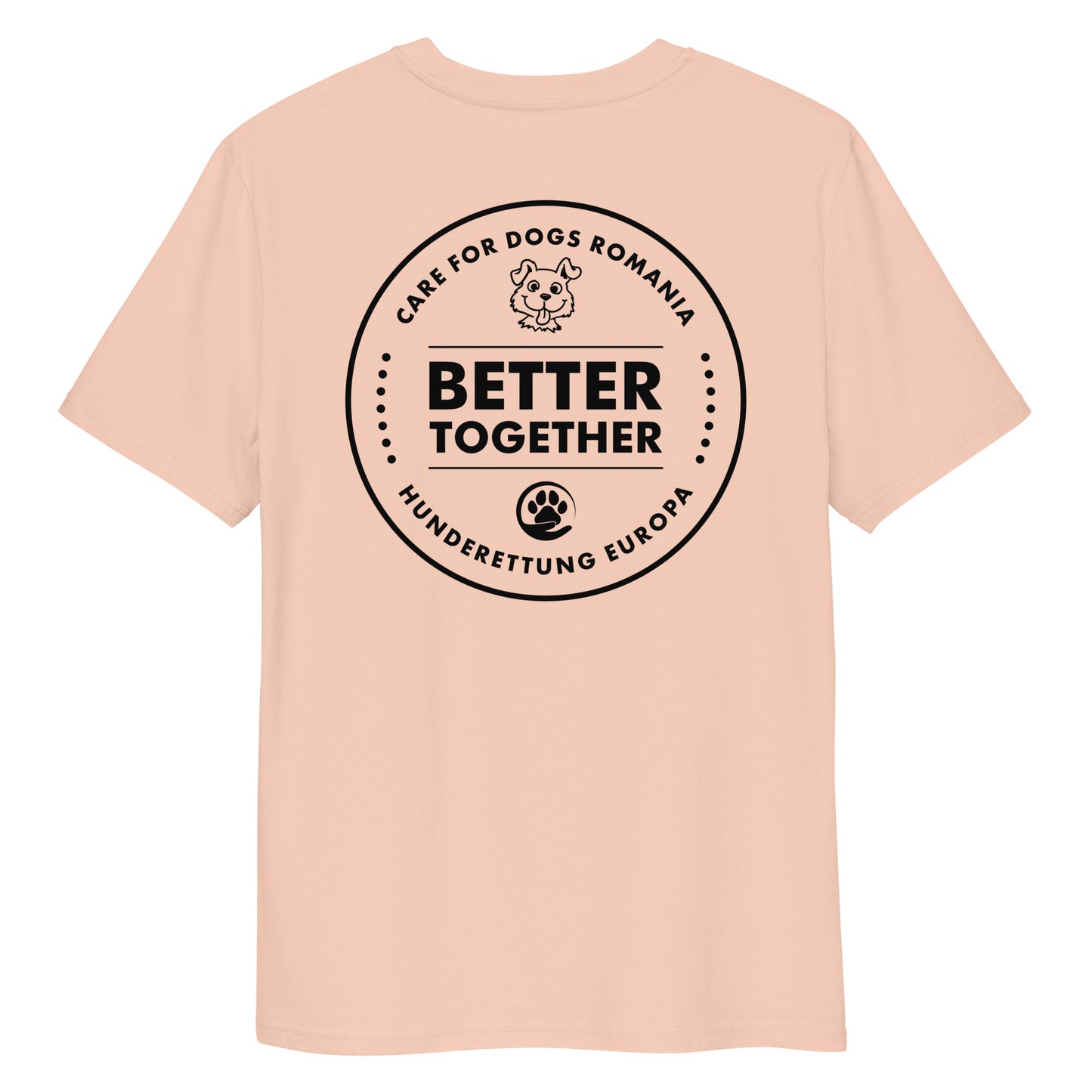 Better Together Hunderettung Europa e.V. & Care for Dogs Bio-Baumwoll-T-Shirt