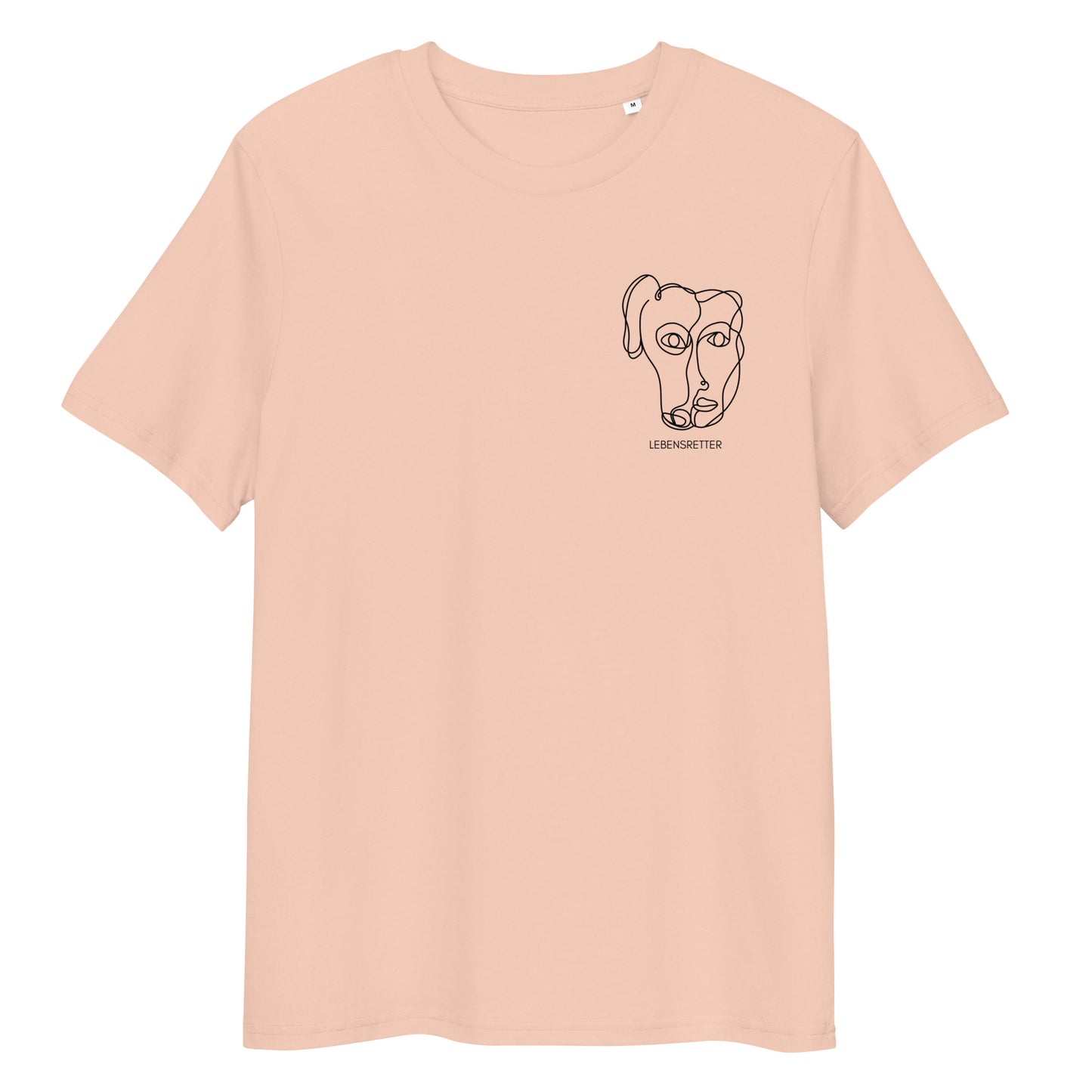 Lebensretter x Hunderettung Europa e.V. Bio-Baumwoll-T-Shirt