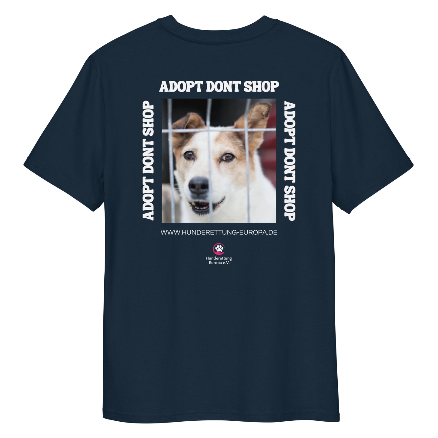 Dragu - Hunderettung Europa e.V. Bio-Baumwoll-T-Shirt