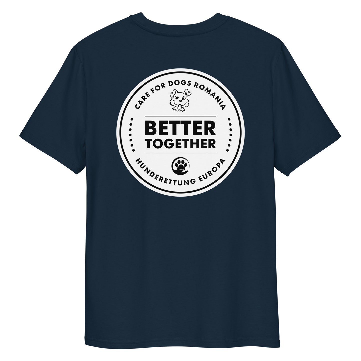 Better Together Hunderettung Europa e.V. & Care for Dogs Bio-Baumwoll-T-Shirt