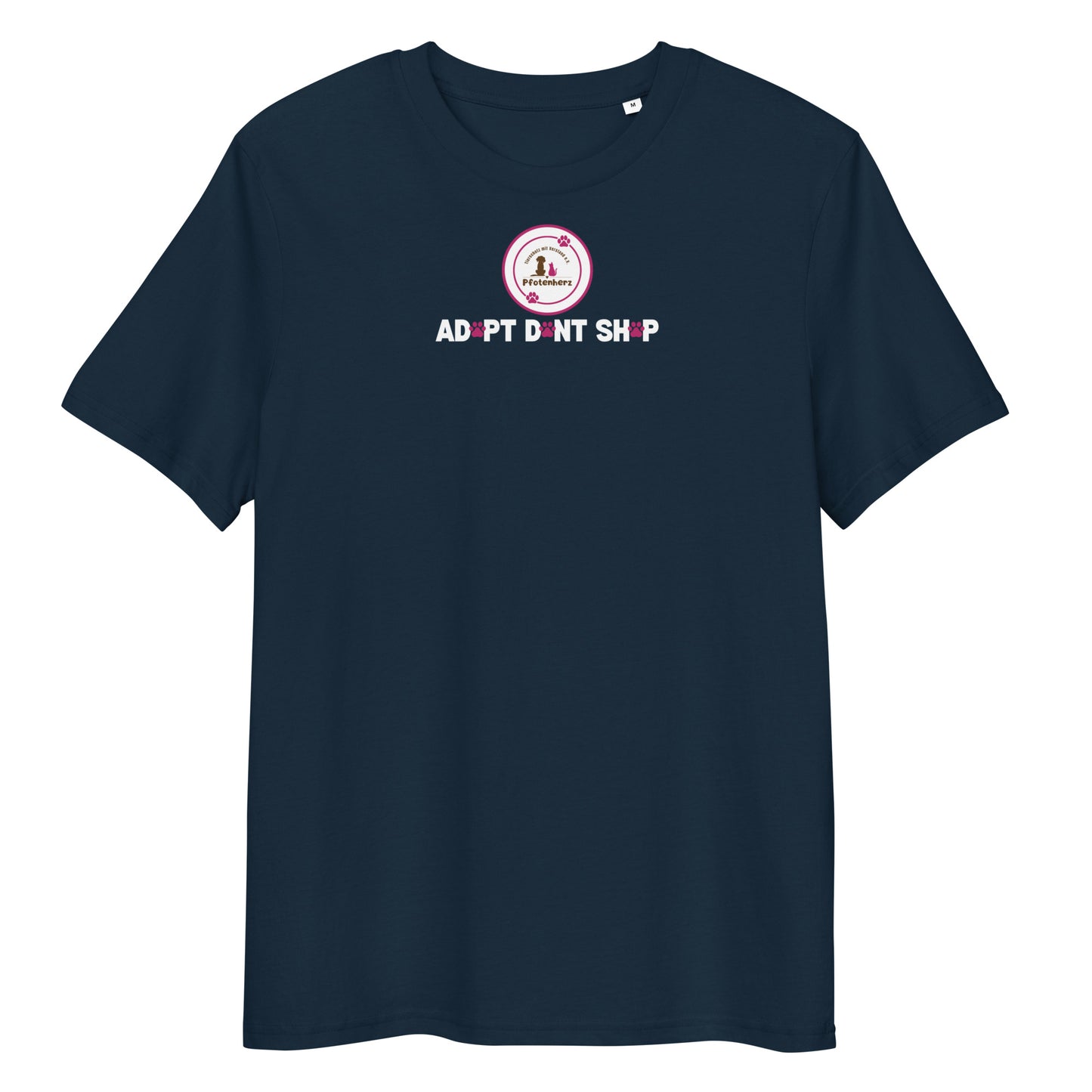 Pfotenherz You cant buy love Bio-Baumwoll-T-Shirt dunkel