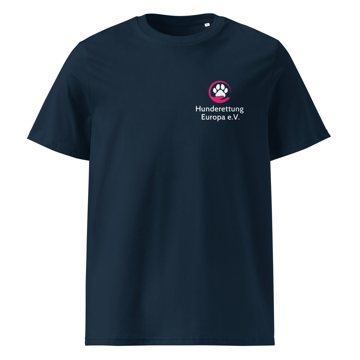 Rescue with Love Hunderettung Europa e.V. Unisex-Bio-Baumwoll-T-Shirt