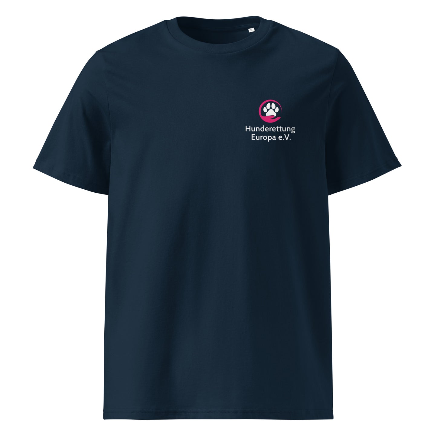 Everyone can make a difference Hunderettung Europa e.V. Unisex-Bio-Baumwoll-T-Shirt