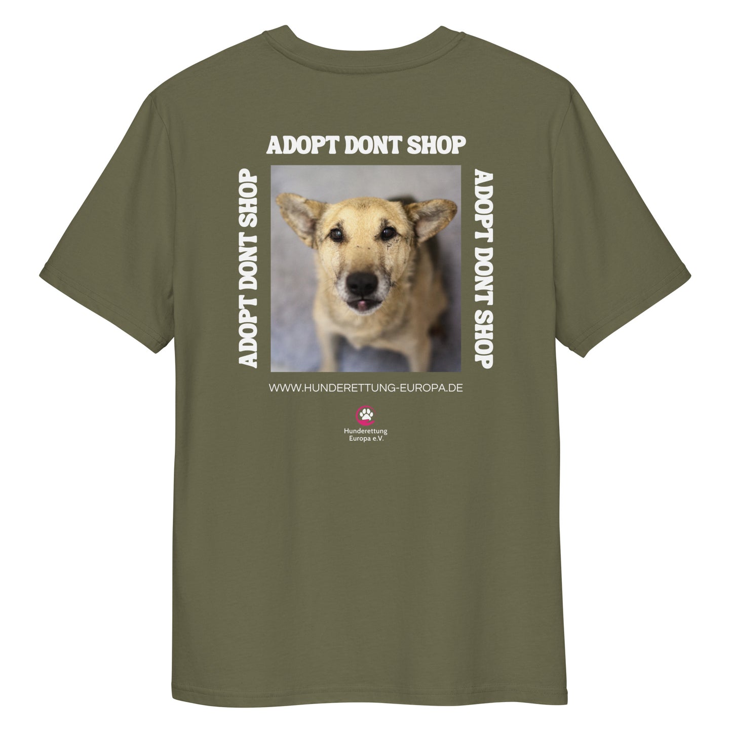 Peppino - Hunderettung Europa e.V. Bio-Baumwoll-T-Shirt
