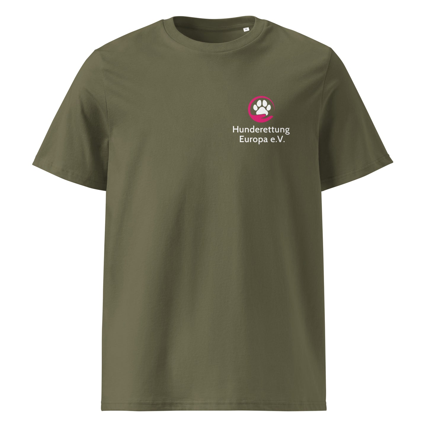 Rescue with Love Hunderettung Europa e.V. Unisex-Bio-Baumwoll-T-Shirt