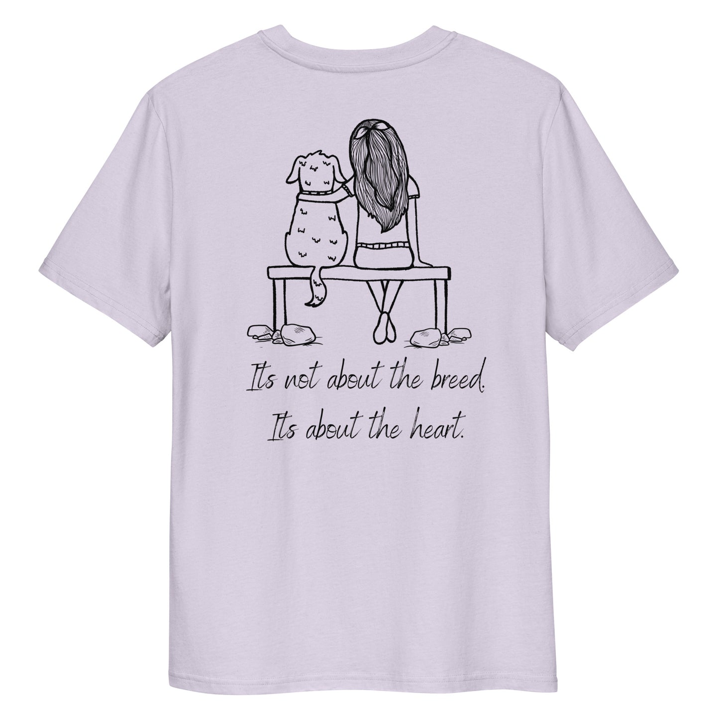 Not about the breed / Adopt dont shop Bio-Baumwoll-T-Shirt