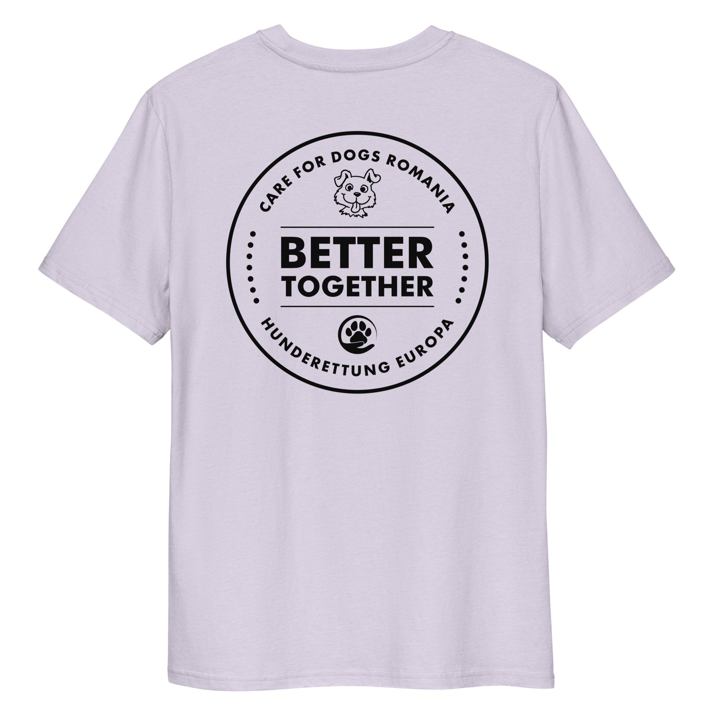 Better Together Hunderettung Europa e.V. & Care for Dogs Bio-Baumwoll-T-Shirt