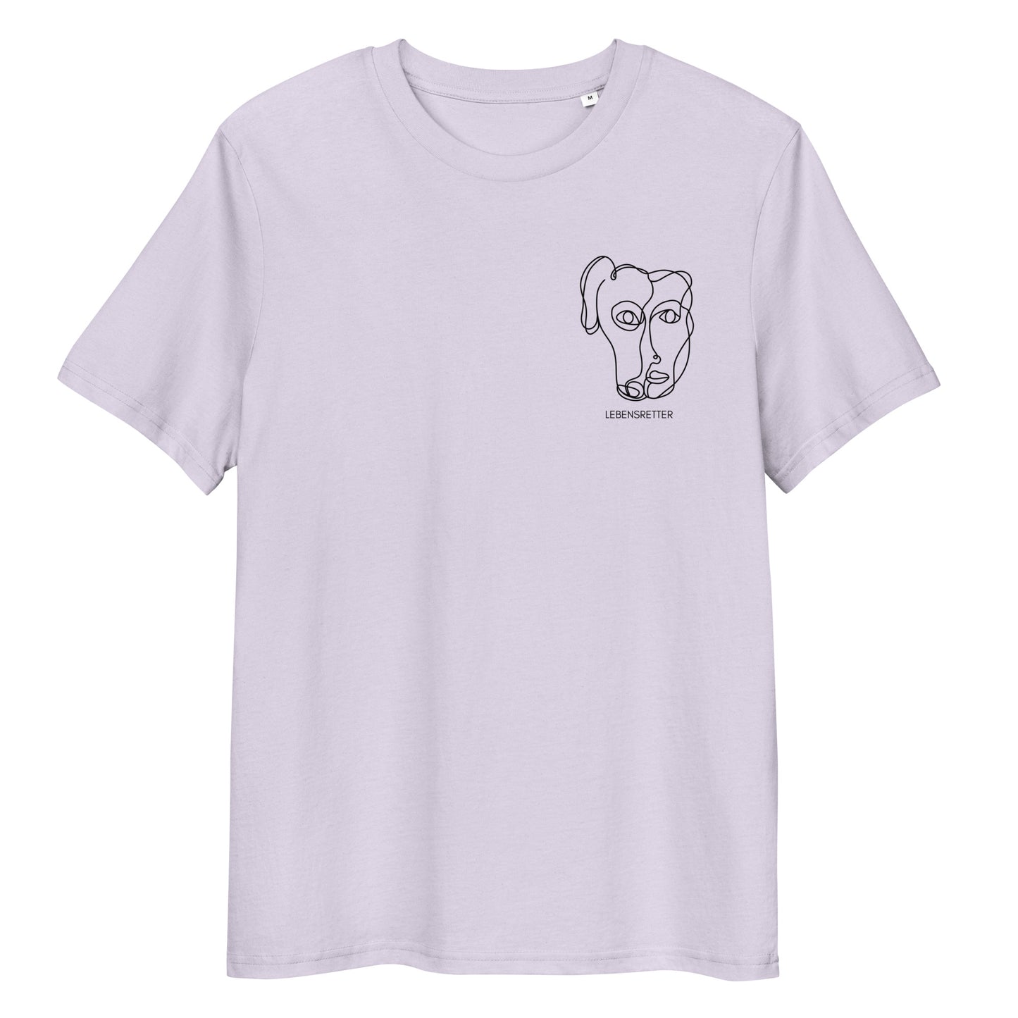 Lebensretter x Hunderettung Europa e.V. Bio-Baumwoll-T-Shirt