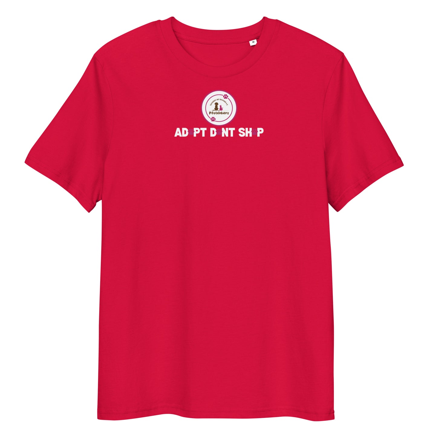 Pfotenherz You cant buy love Bio-Baumwoll-T-Shirt dunkel