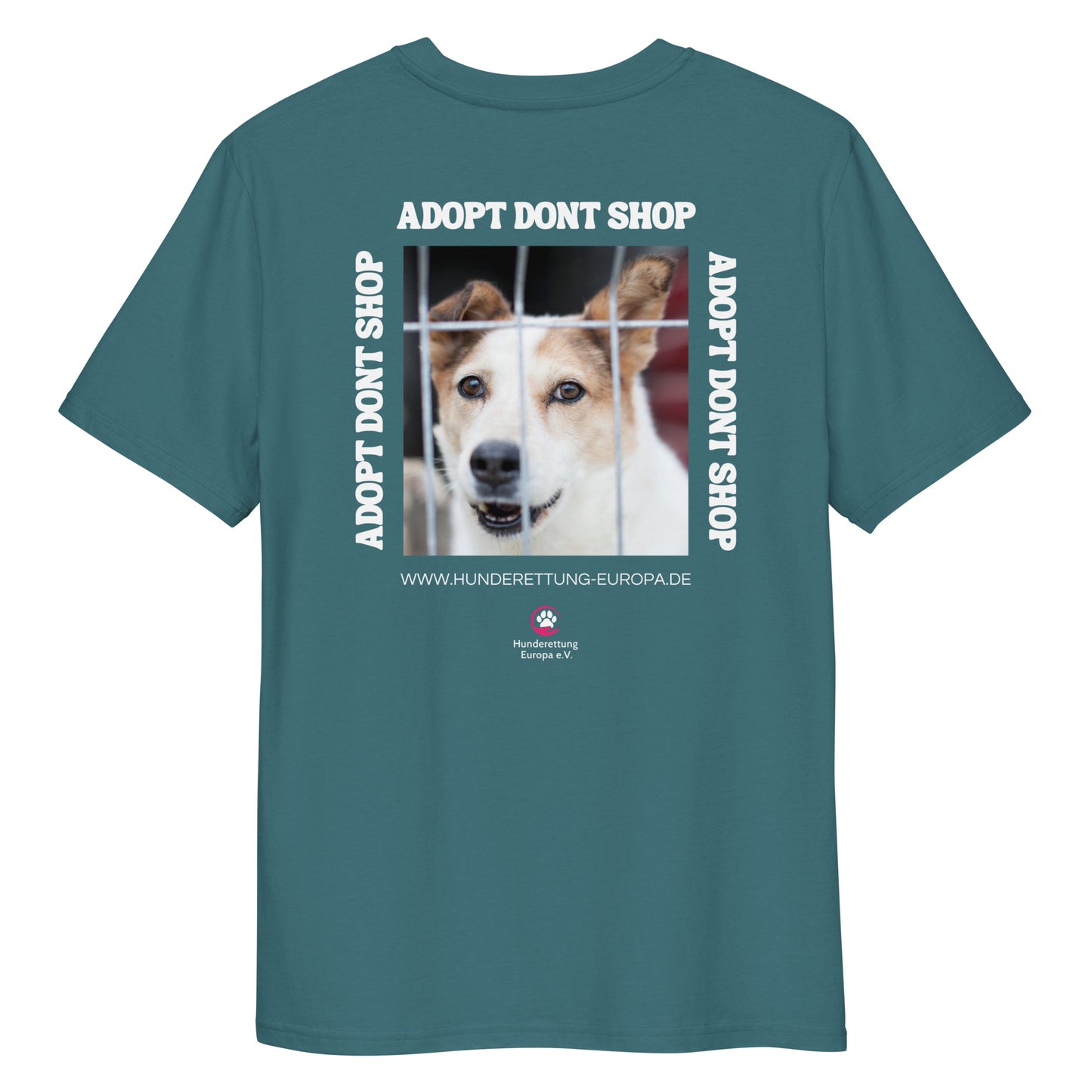 Dragu - Hunderettung Europa e.V. Bio-Baumwoll-T-Shirt