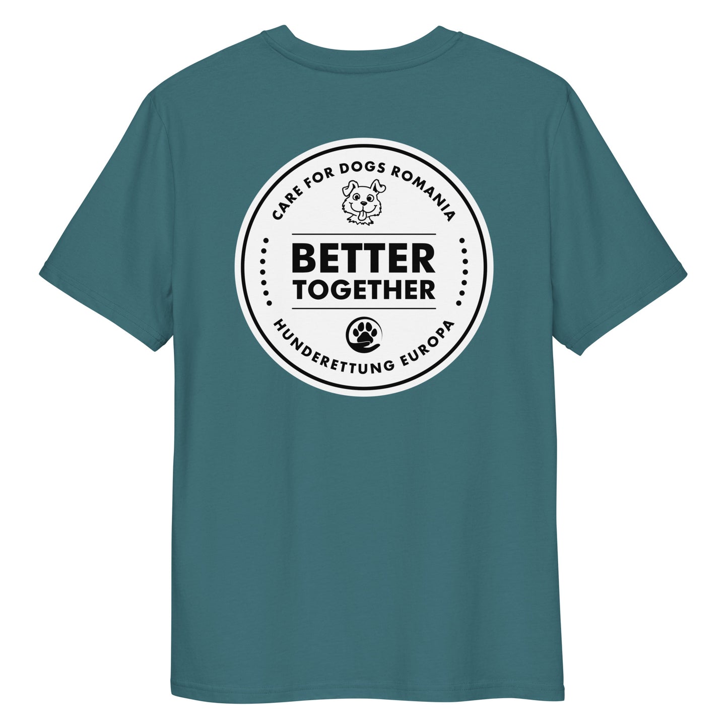 Better Together Hunderettung Europa e.V. & Care for Dogs Bio-Baumwoll-T-Shirt