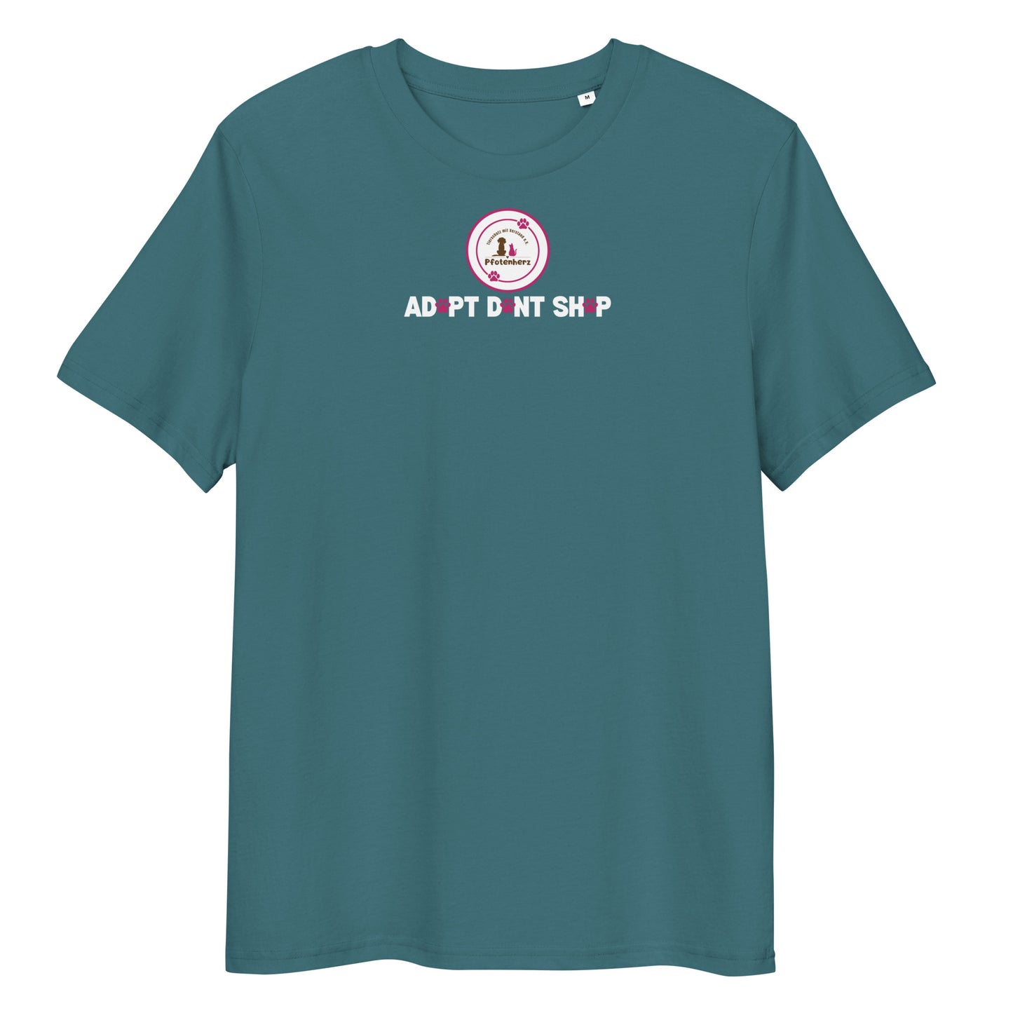 Pfotenherz You cant buy love Bio-Baumwoll-T-Shirt dunkel