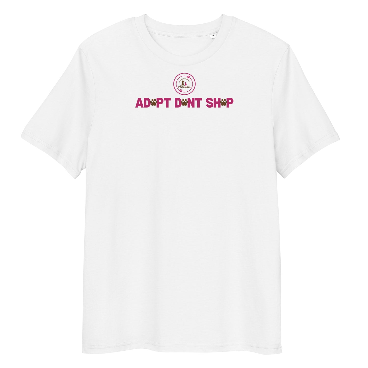 Pfotenherz Rescued is my favourite breed Bio-Baumwoll-T-Shirt