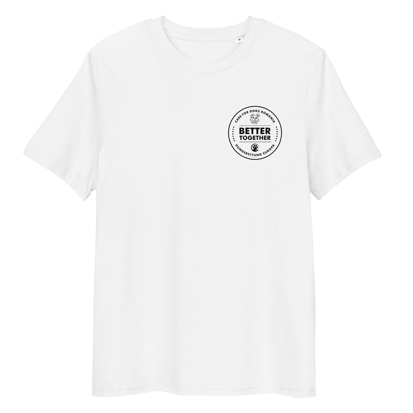 Better Together Hunderettung Europa e.V. & Care for Dogs Bio-Baumwoll-T-Shirt