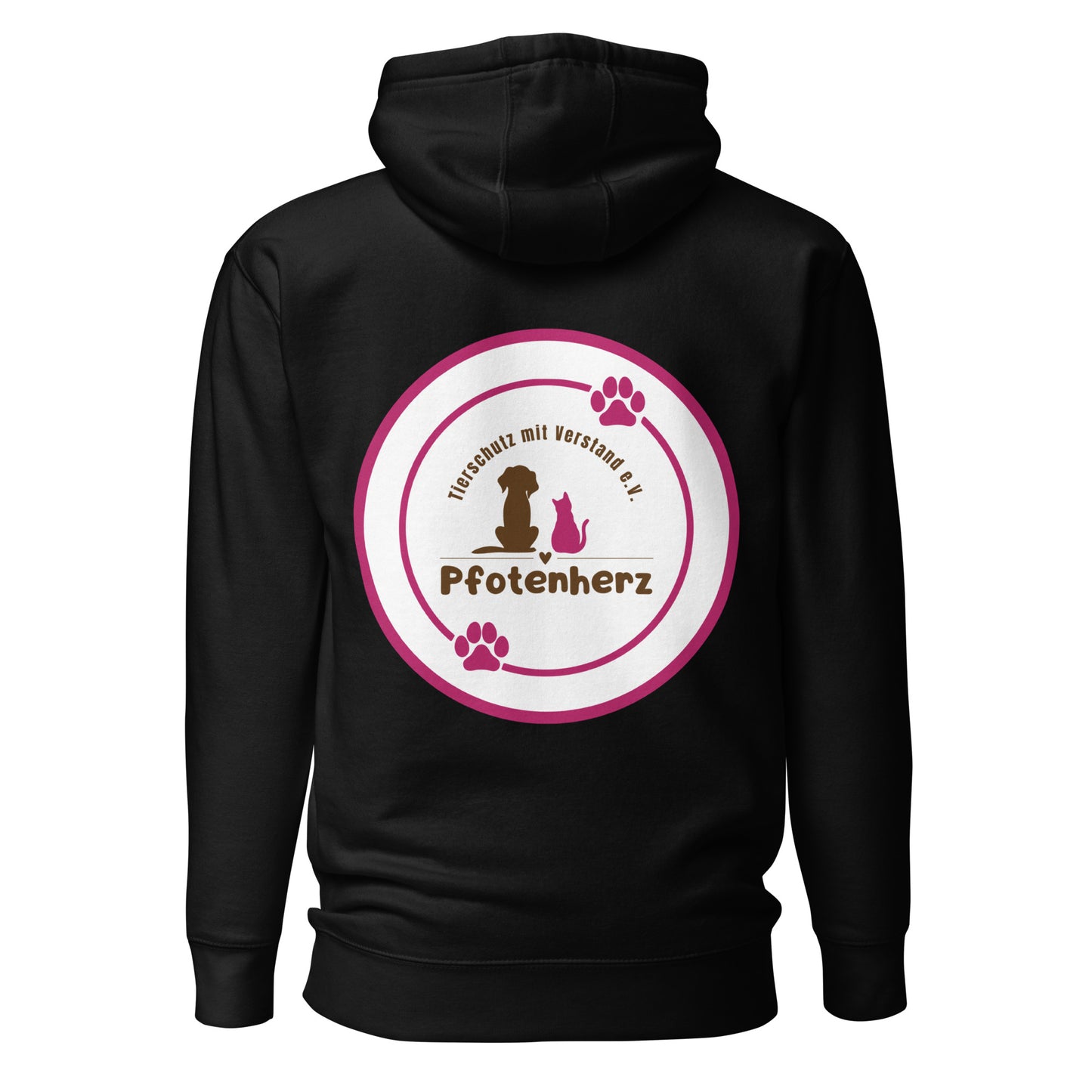 Pfotenherz Mein Herz schlägt Tierschutz Hoodie